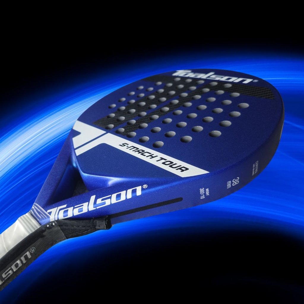 Padelschläger Toalson S-Mach Tour Control - Allround Padel Racket blau schwarz.jpg
