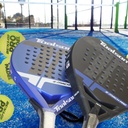 Padelschläger Toalson S-Mach Pro Tournament Padel Racket schwarz + Tour Allround Padel Racket blau.jpg