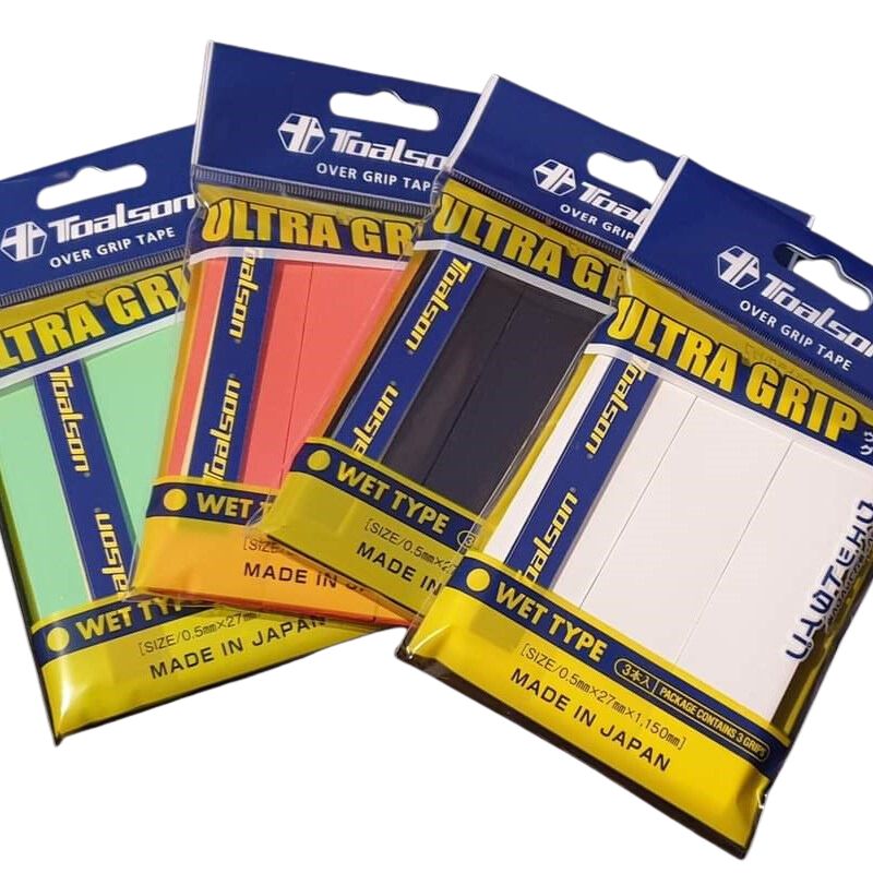 Bestes Tennis Griffband Toalson Ultra Grip weiß 0.5mm x 27mm x 1,150mm - Tennisschläger Griffband wickeln.jpg