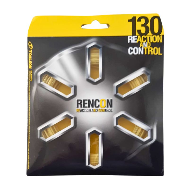 Tennis String Rencon 1,25-1,30mm - 12,2m String Set (black, 125)