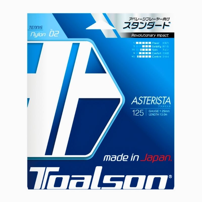 Tennissaite Asterista 1,25-1,30-1,30Spin mm - 12,2m Saitenset (125)