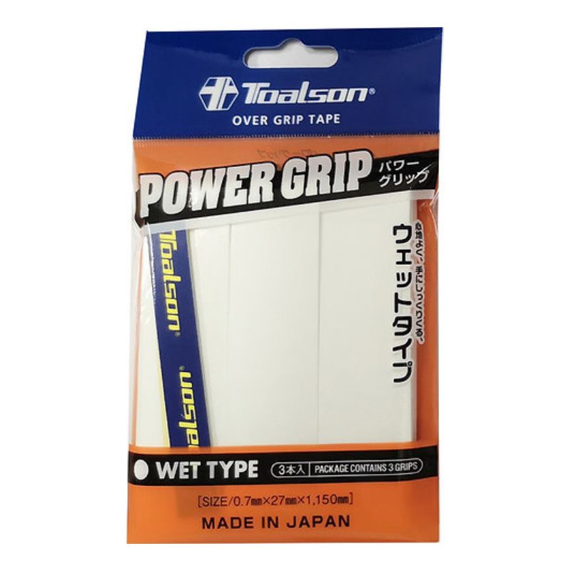 Griffbänder Power Grip 3er Pack Overgrips (weiß)
