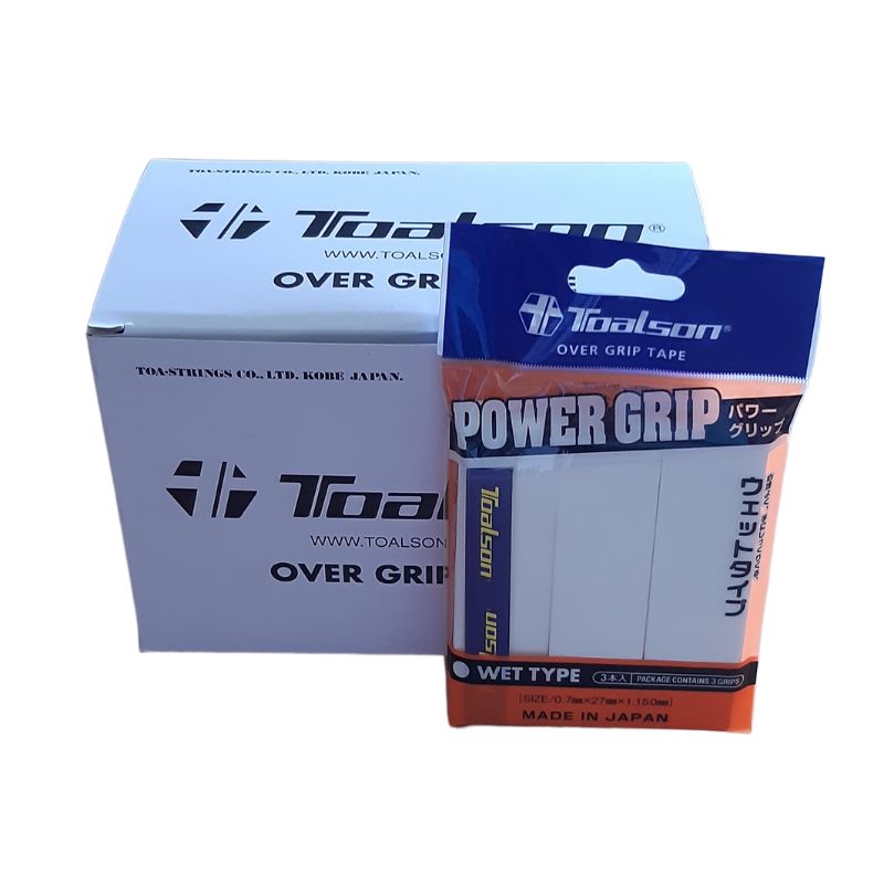 Griffbänder Power Grip Box 30er Pack Overgrips (weiß)
