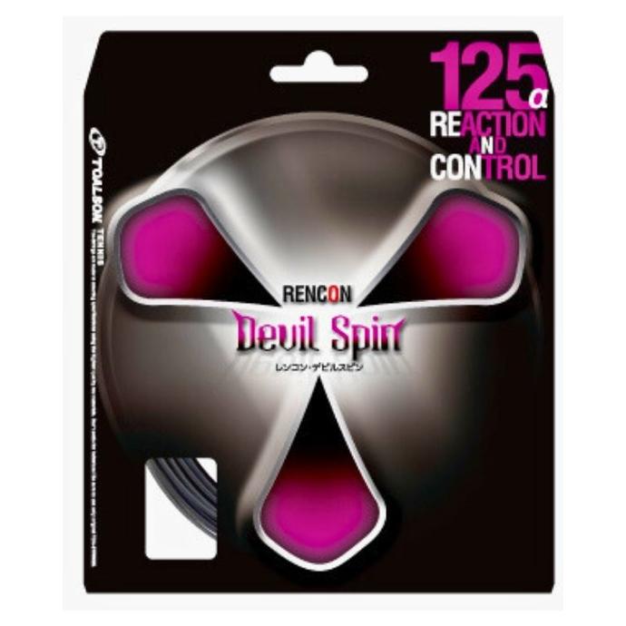Tennissaite Rencon Devil Spin 1,25-1,30mm - 12,2m Saitenset (125)