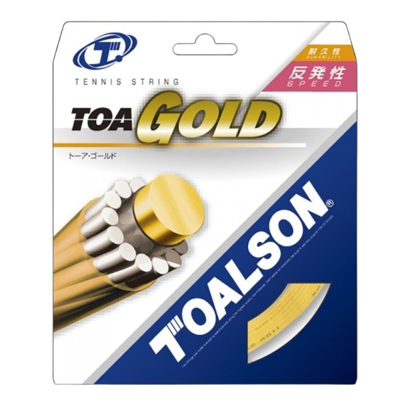 Tennissaite TOA Gold 1,30-1,35mm - 12m Saitenset (130)