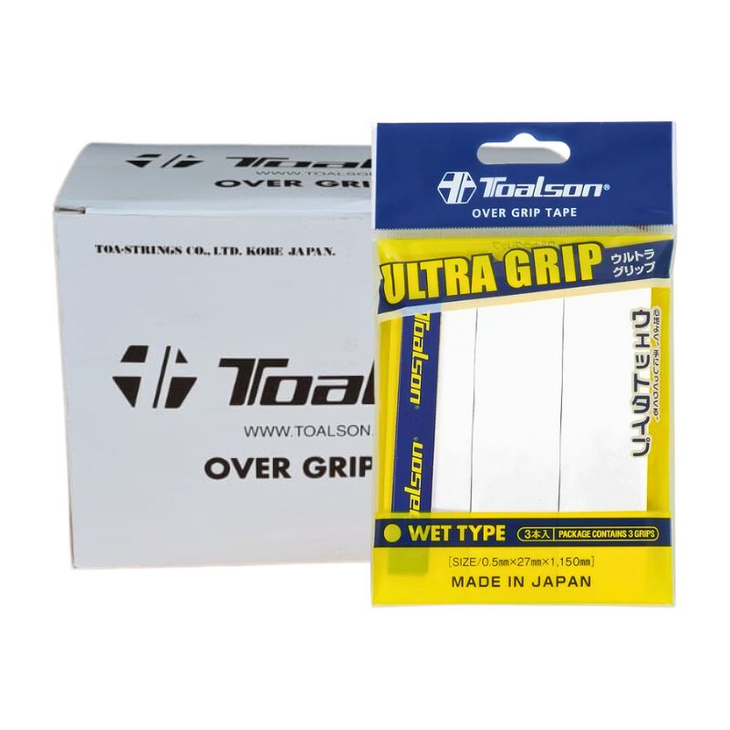 Griffbänder Ultra Grip Box 30er Pack Overgrips (weiß)