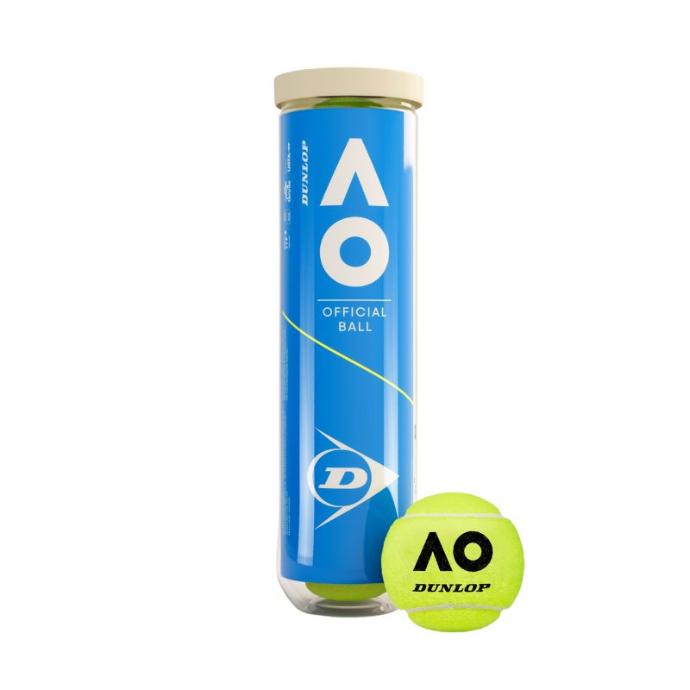 Tennis Balls Dunlop Australian Open 4 pcs can