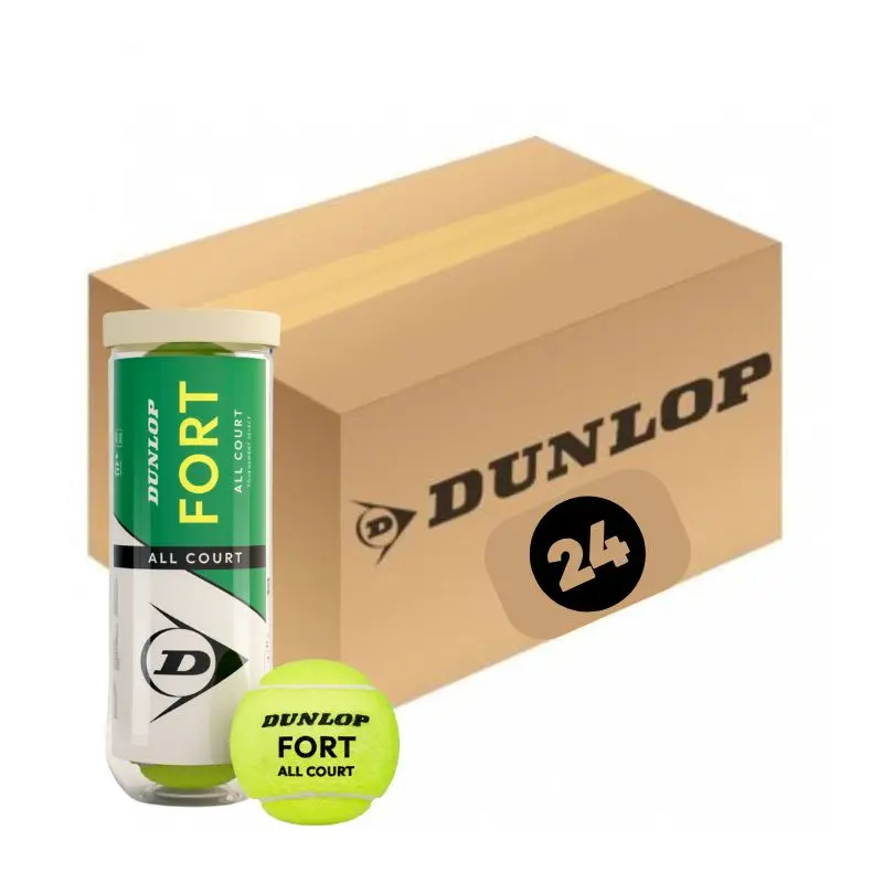 Tennisbälle Dunlop Fort All Court 24x 3er Dose im Karton