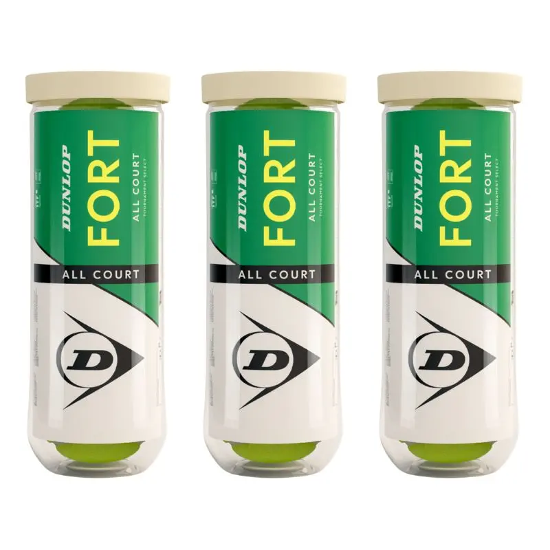 Tennisbälle Dunlop Fort All Court 3x 3er Dose
