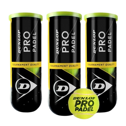 Padel Balls Dunlop Pro Padel 3x 3 pcs can